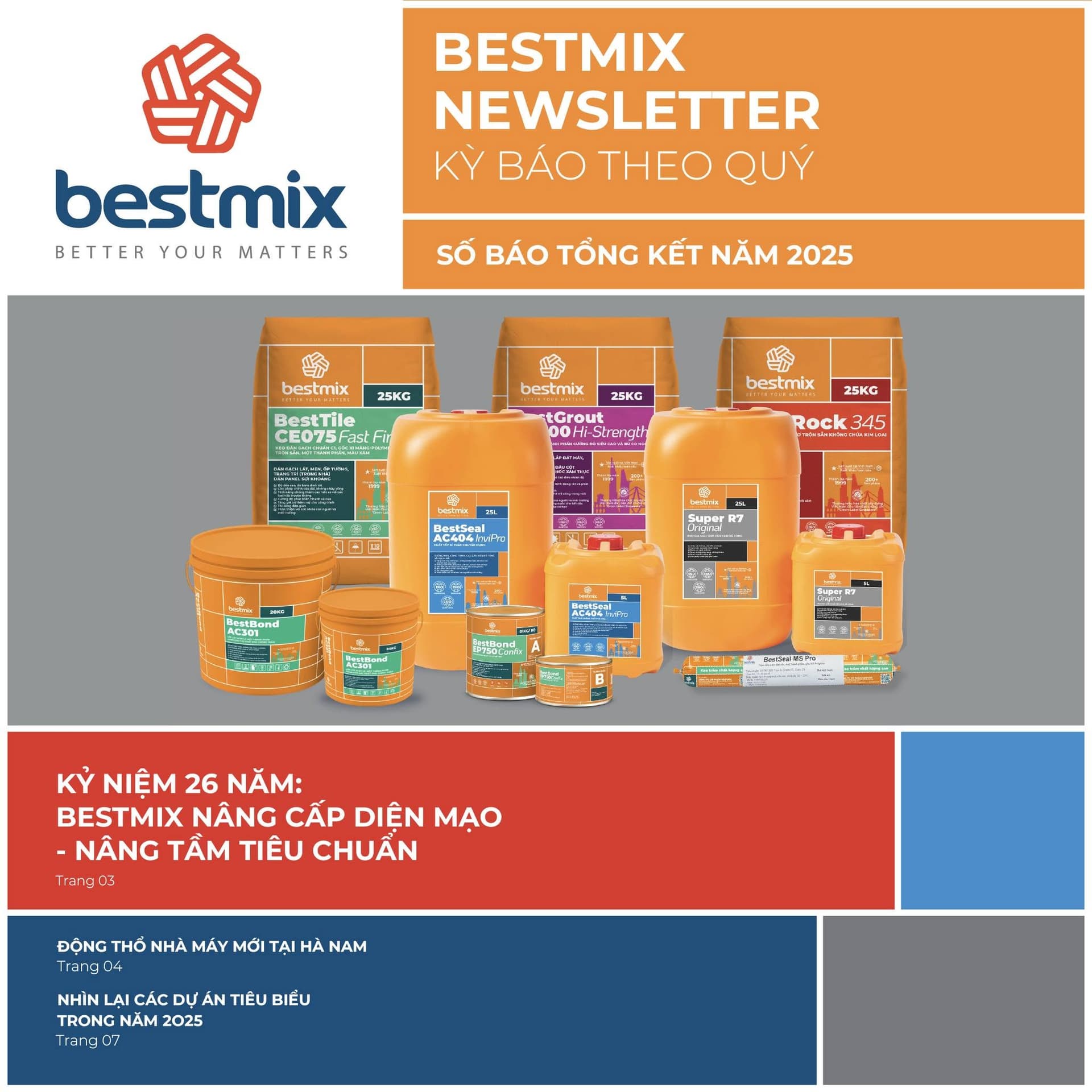 CHÍNH THỨC RA MẮT BESTMIX NEWSLETTER | KỲ BÁO THEO QUÝ