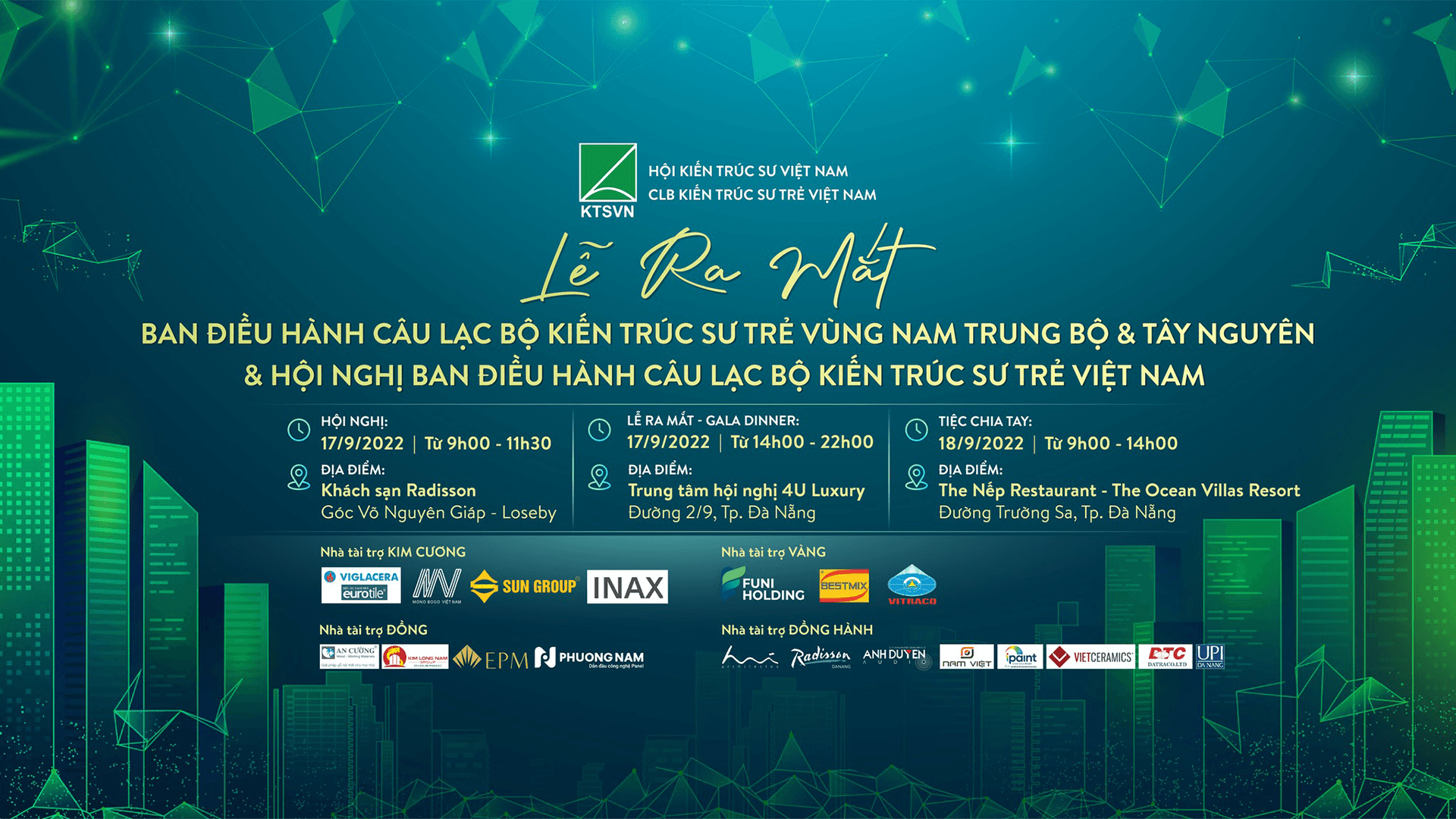 BESTMIX - Proud to be the gold sponsor of the launching ceremony of the Executive Board of the Vietnam Young Architects Club